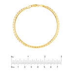3.4mm Box Chain Bracelet with Spring Ring