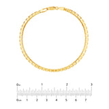 3.4mm Box Chain Bracelet with Spring Ring