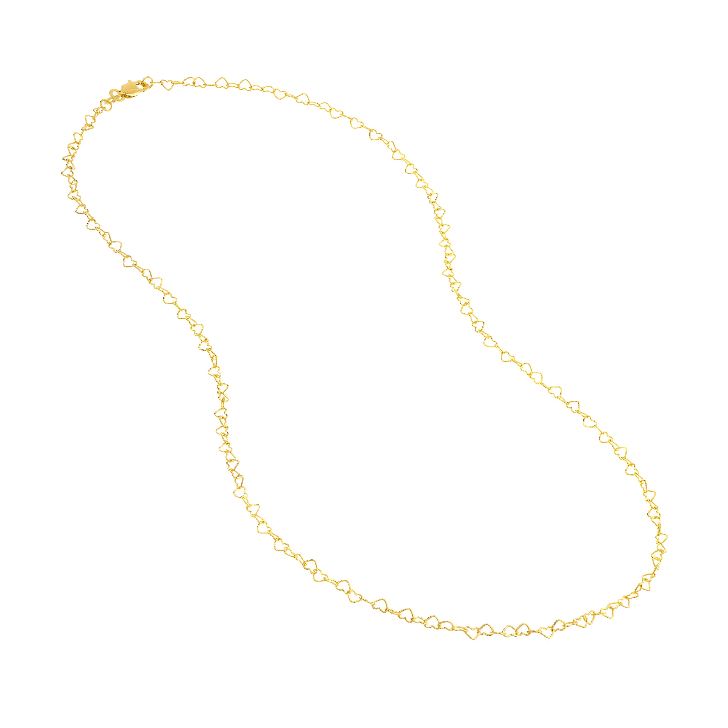 3.50mm Twist Heart Chain