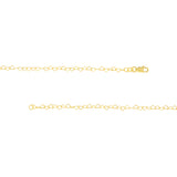 3.50mm Twist Heart Chain