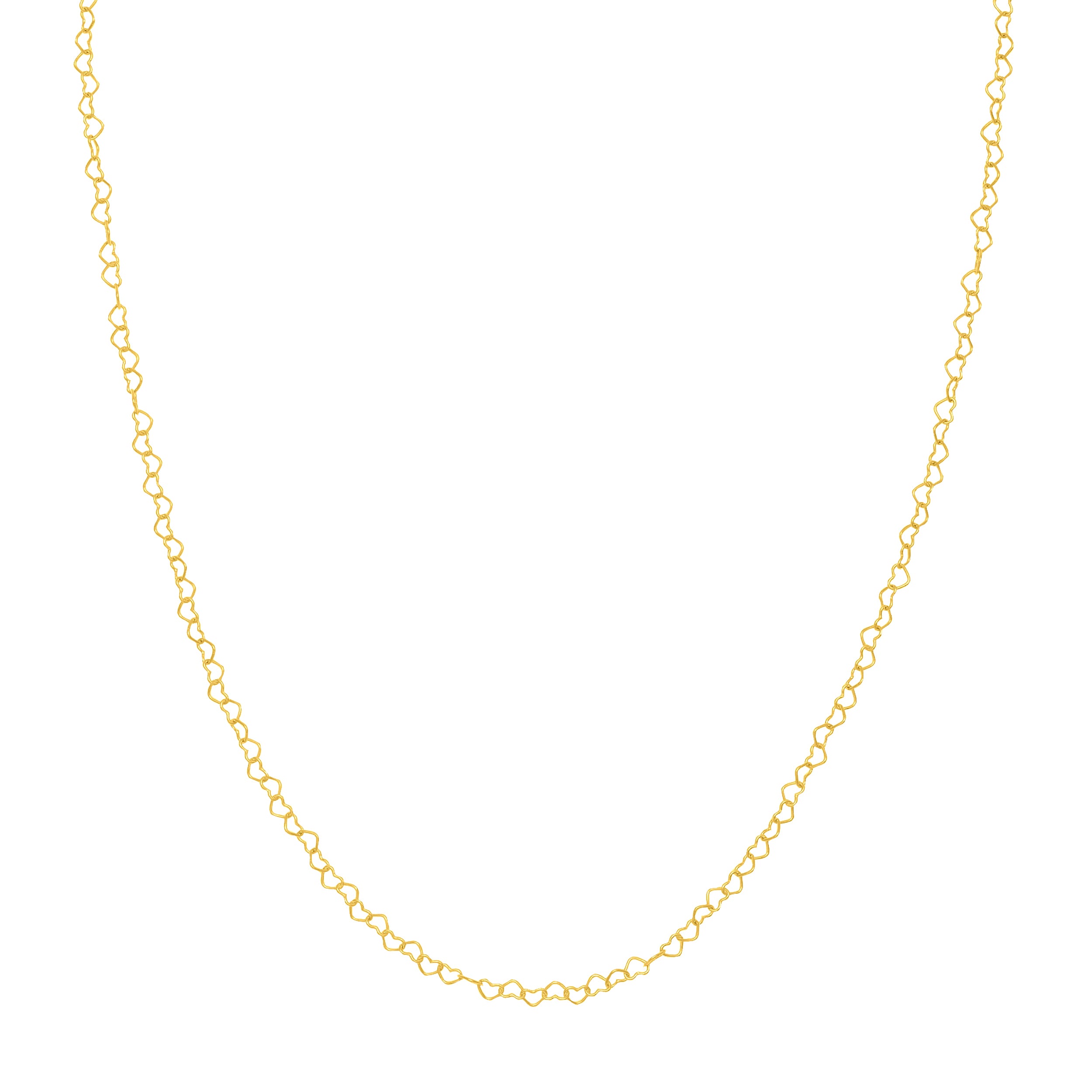 3.50mm Twist Heart Chain