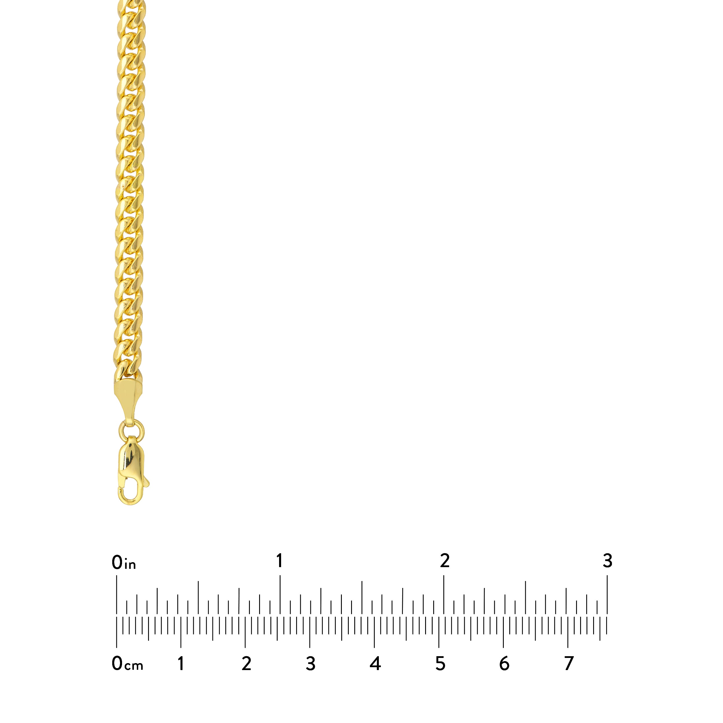 5.0mm Miami Cuban Chain with Lobster Lock