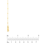 Faceted Bead Saturn Chain