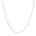 Faceted Bead Saturn Chain