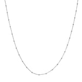 Faceted Bead Saturn Chain