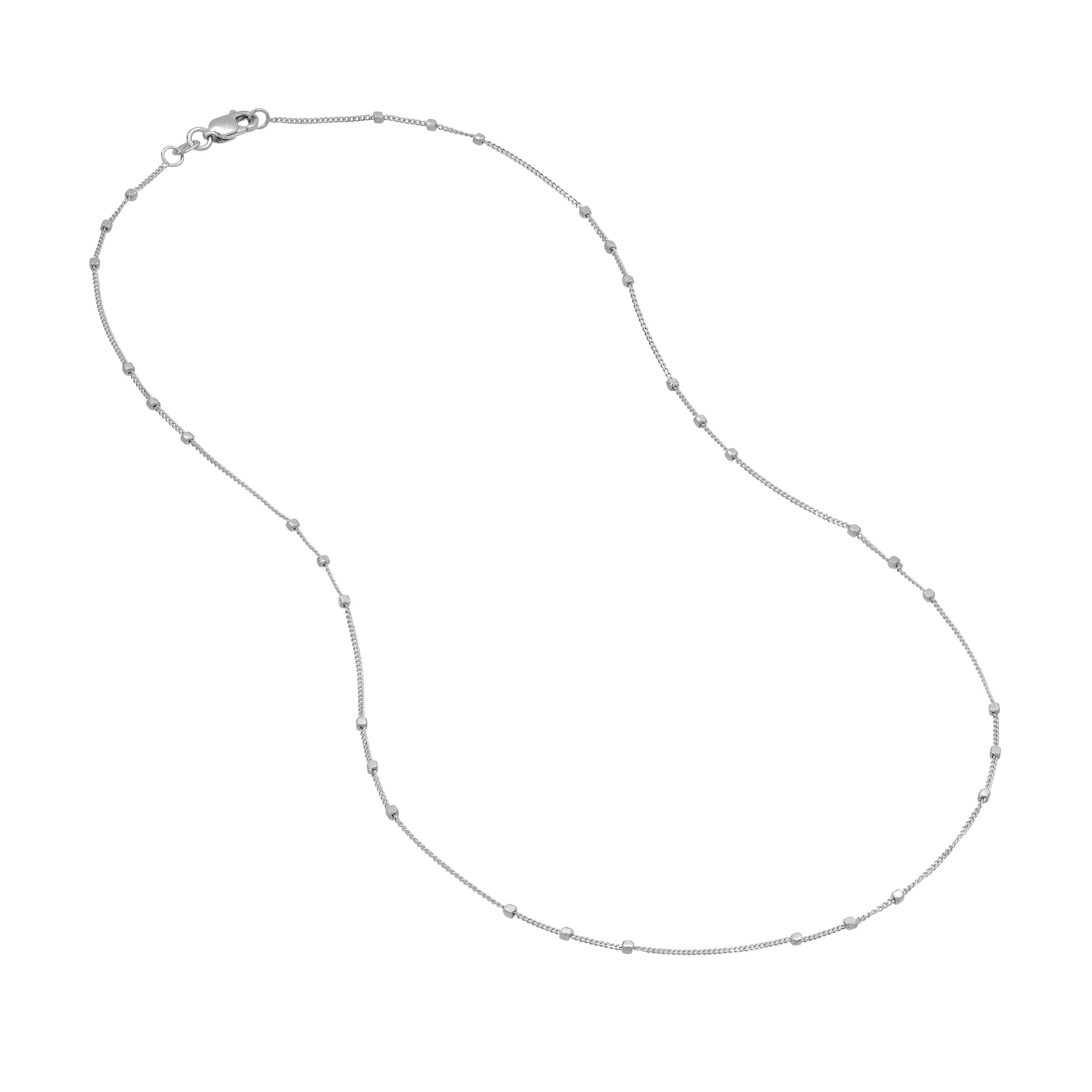 Triple Bead Saturn Chain with Lobster Lock
