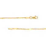 Singapore Flat Saturn Chain