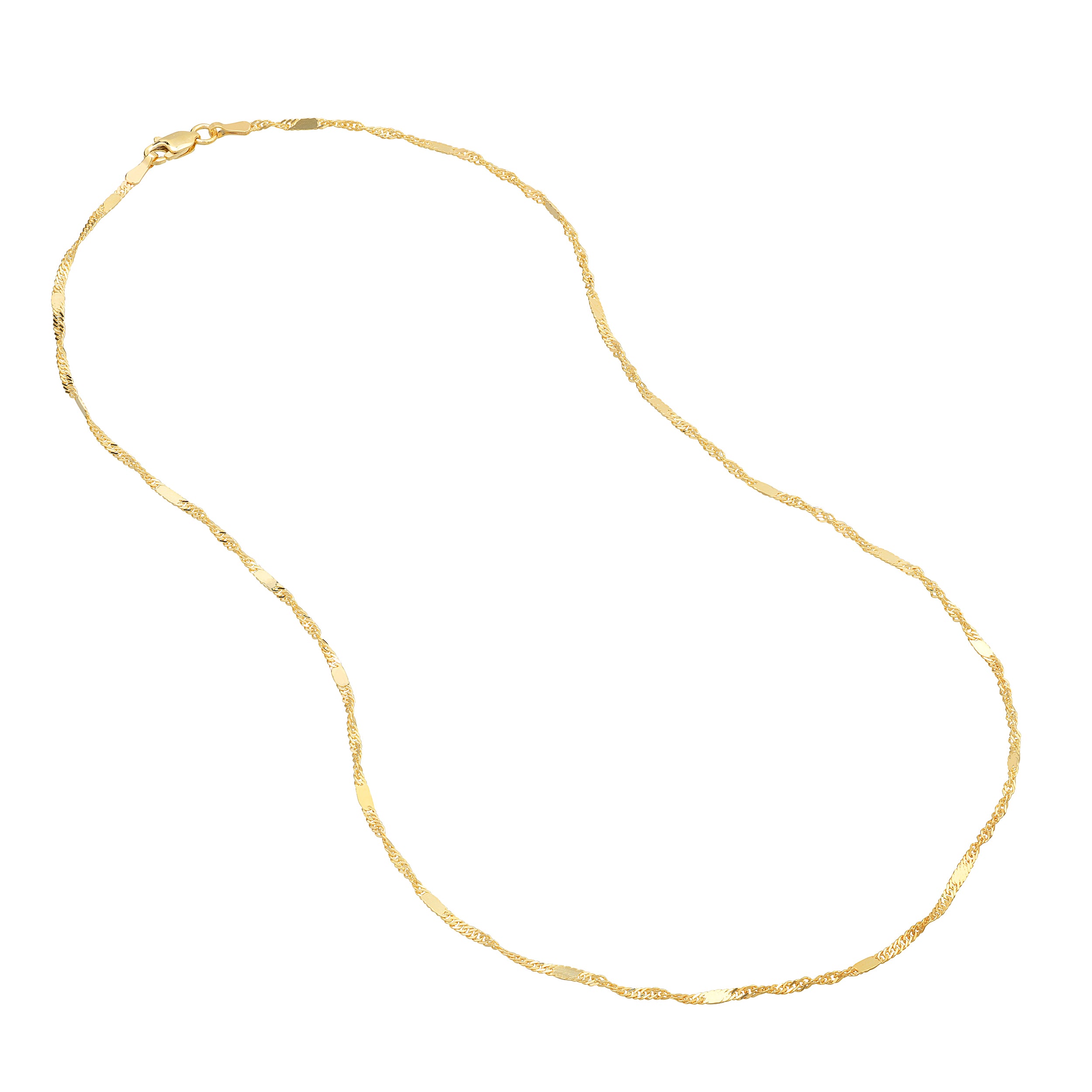 Singapore Flat Saturn Chain