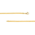 Round D/C Franco Chain Bracelet