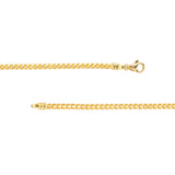 Round D/C Franco Chain Bracelet