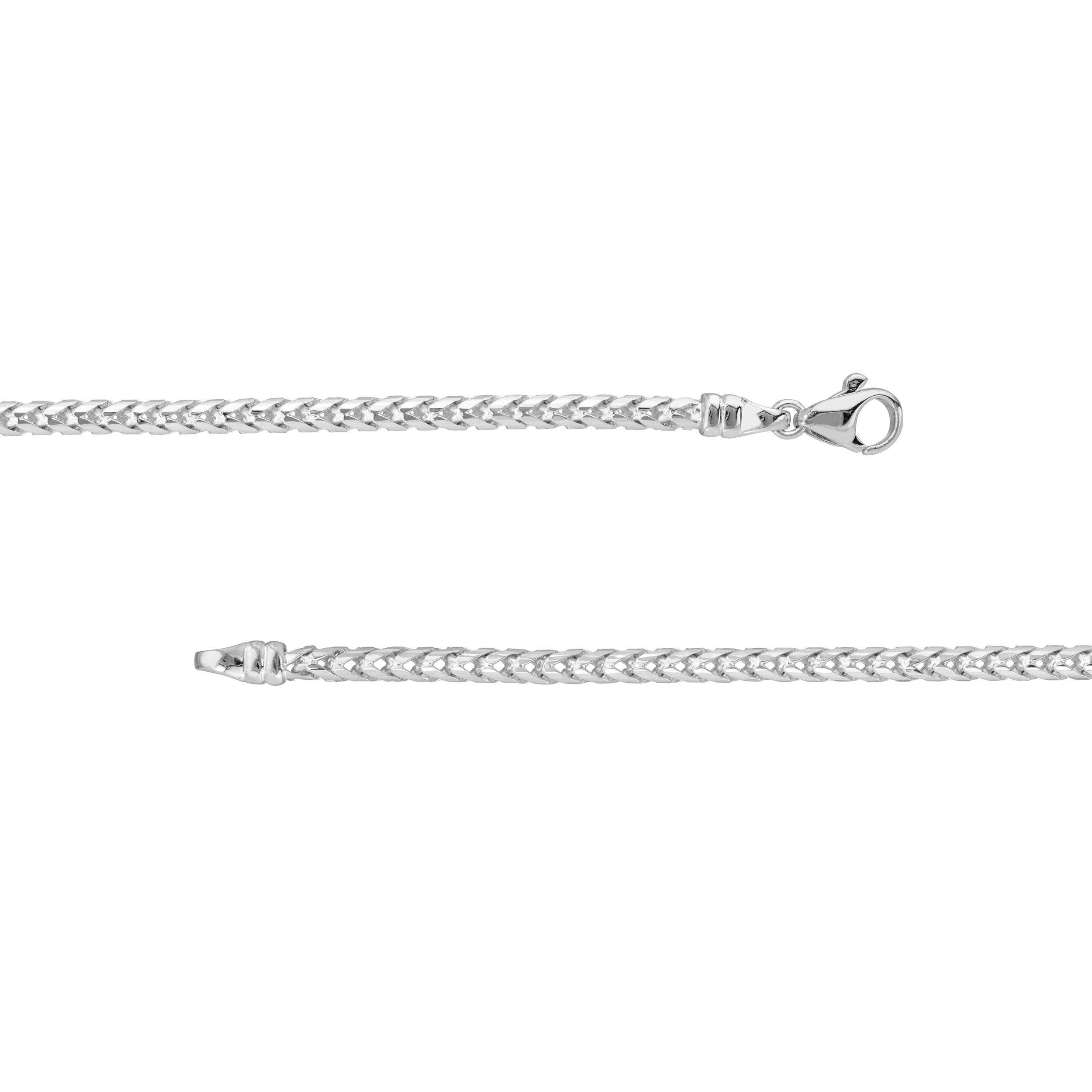 Round D/C Franco Chain Bracelet