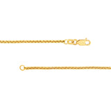 1.75mm Solid Round Box Chain with Lobster Lock