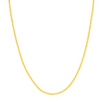 2.7mm Solid Round Box Chain with Lobster Lock