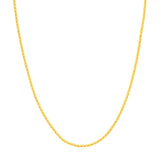 2.7mm Solid Round Box Chain with Lobster Lock