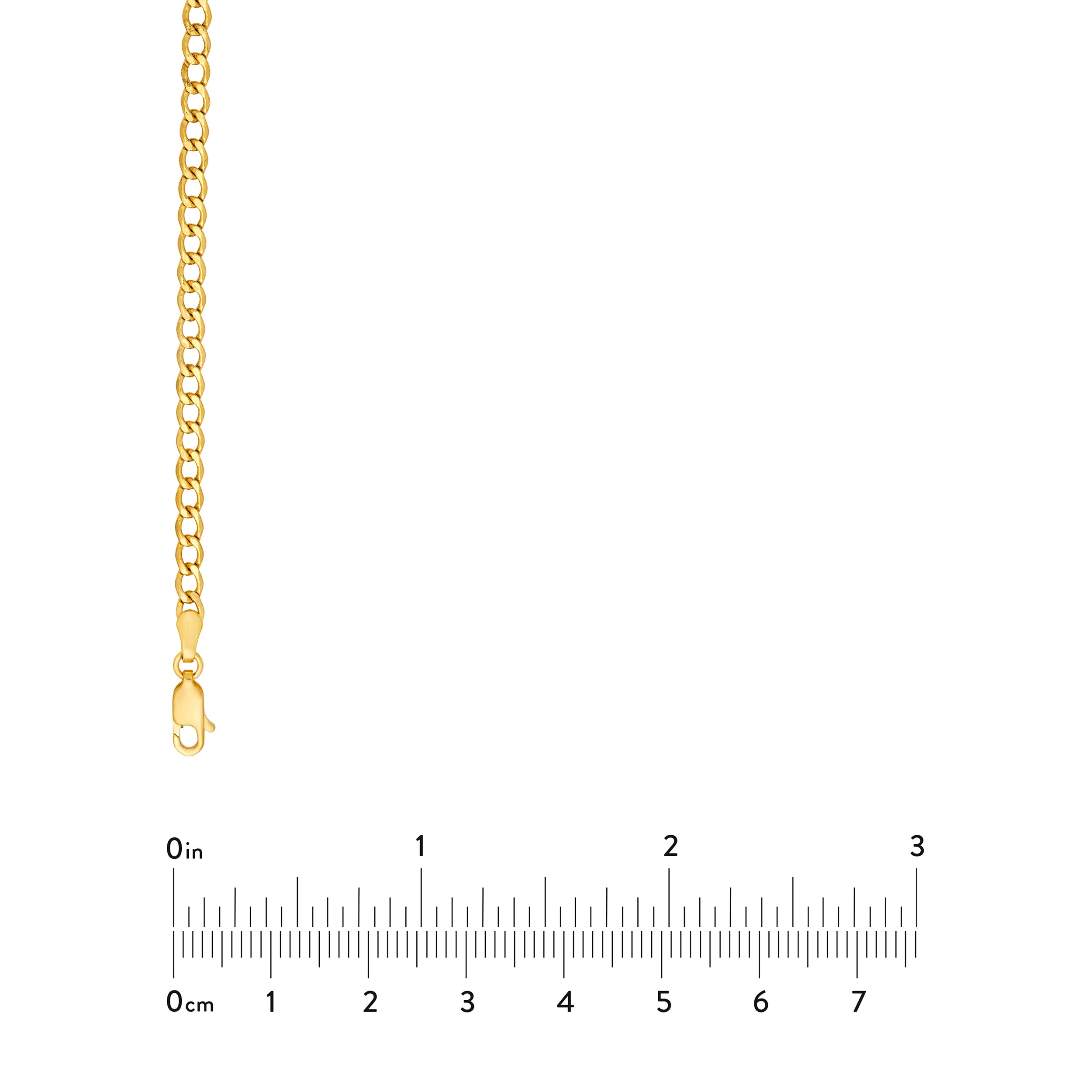 3.40mm Hollow D/C Curb Chain