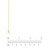 1.45mm Light Cable Chain with Lobster Lock