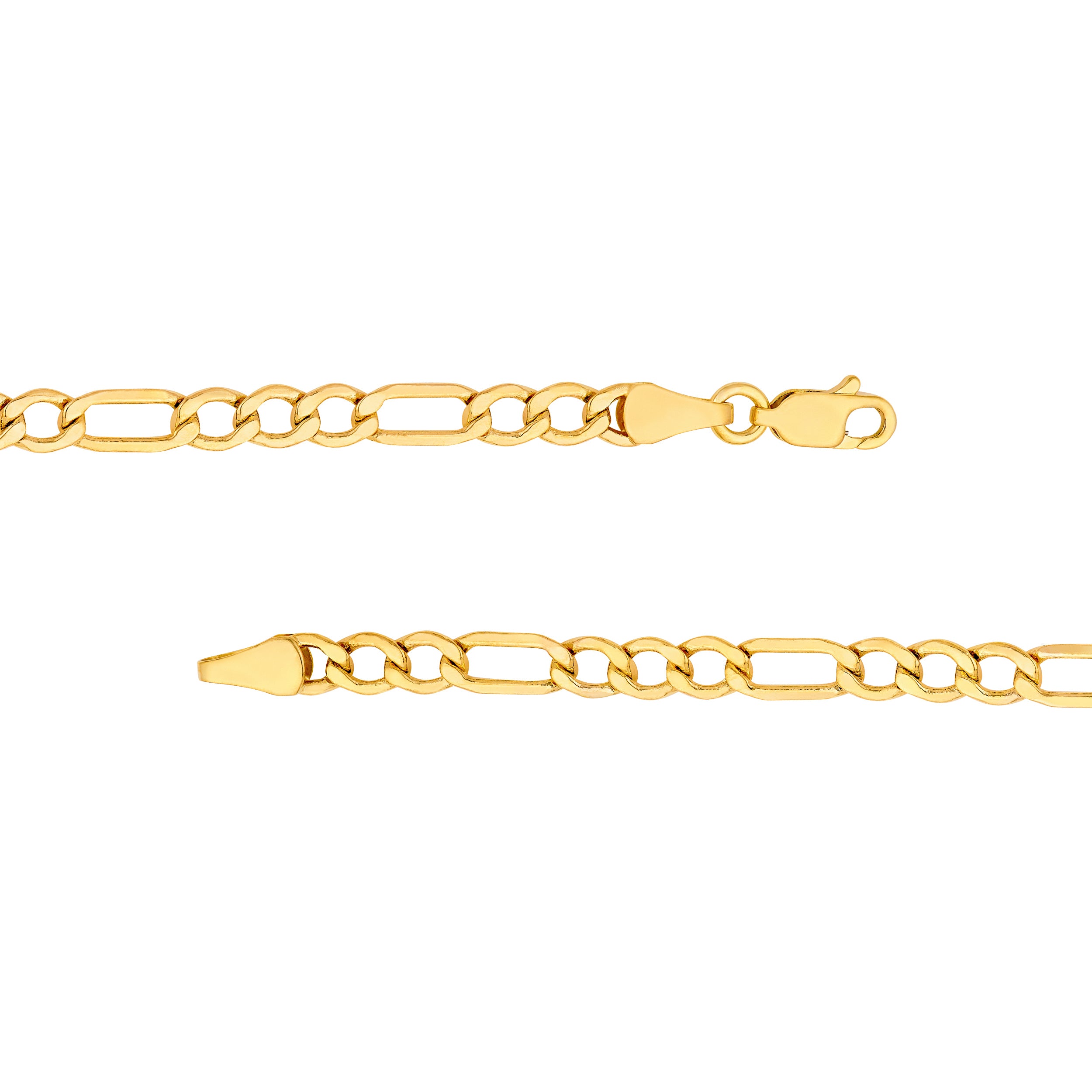 4.40mm Hollow D/C Figaro Chain