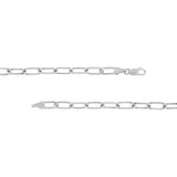 5.25mm Paper Clip Chain with Lobster Lock