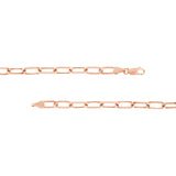 5.25mm Paper Clip Chain with Lobster Lock