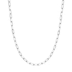 5.25mm Paper Clip Chain with Lobster Lock