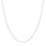 1.30mm Paper Clip Chain with Pear Shape Lobster Lock