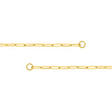 3.80mm Split Hollow Paper Clip Chain