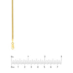 2.15mm D/C Oval Snake Chain