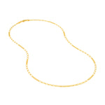 2.35mm 6+6 Figaro Chain