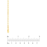 2.35mm 6+6 Figaro Chain