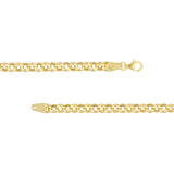 5.2mm Hollow Rolo Chain with Pear Lobster Lock
