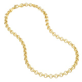 6.5mm Hollow Rolo Chain with Pear Lobster Lock
