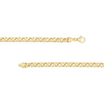 6.5mm Hollow Rolo Chain with Pear Lobster Lock