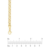 6.5mm Hollow Rolo Chain with Pear Lobster Lock