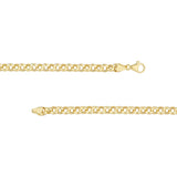 6.5mm Hollow Rolo Chain with Pear Lobster Lock