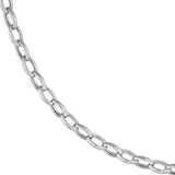 4.5mm Hollow Oval Forzentina Chain with Pear Lock