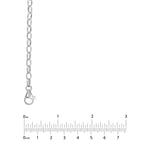 4.5mm Hollow Oval Forzentina Chain with Pear Lock