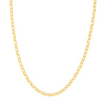 4.5mm Hollow Oval Forzentina Chain with Pear Lock