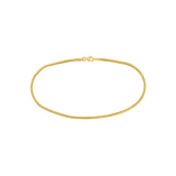 Hollow D/C Snake Anklet