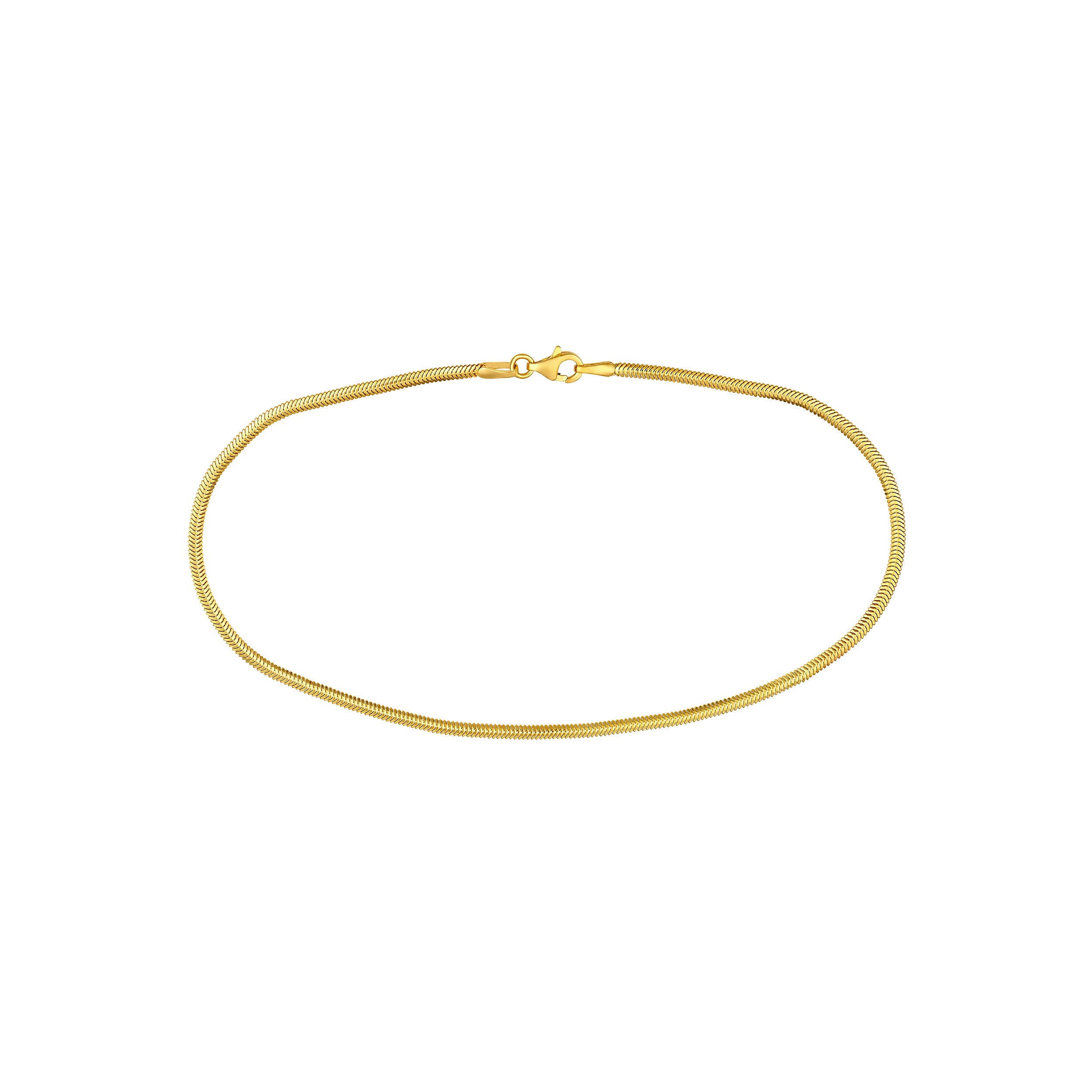 Hollow D/C Snake Anklet