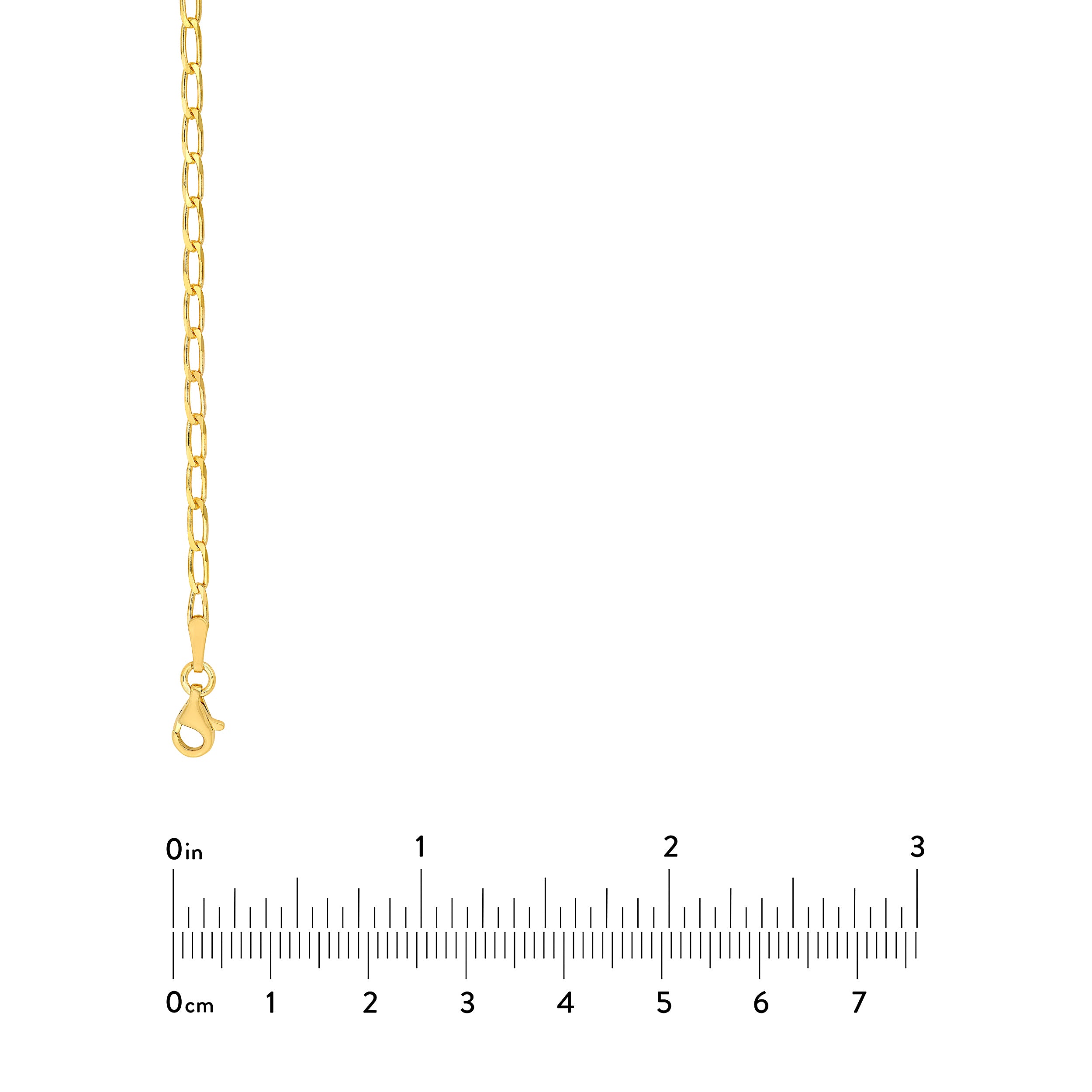 2.25mm Long Link Curb Chain