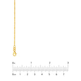 1.50mm D/C Bead and Long Bar Chain