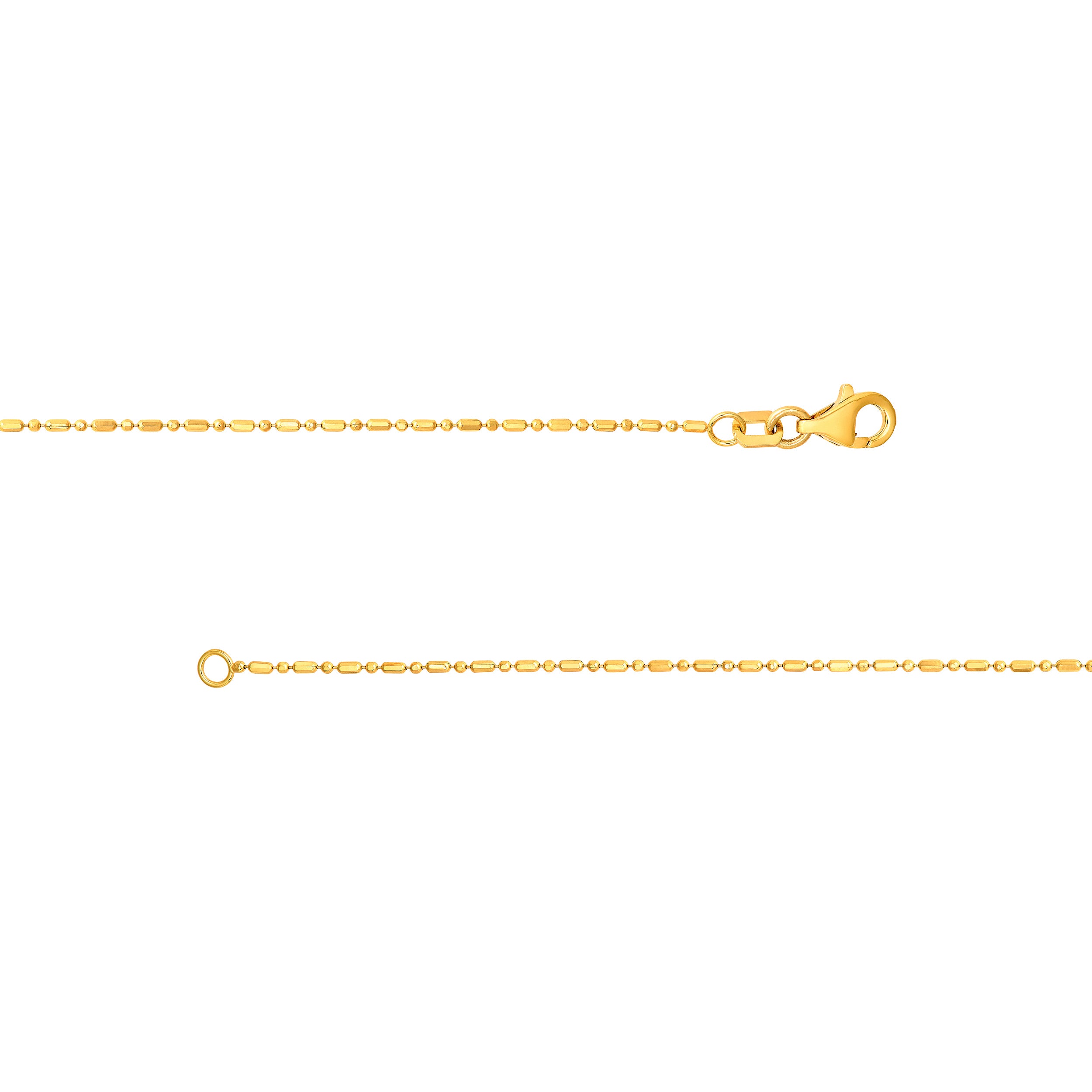 1.0mm D/C Bead and Bar Chain