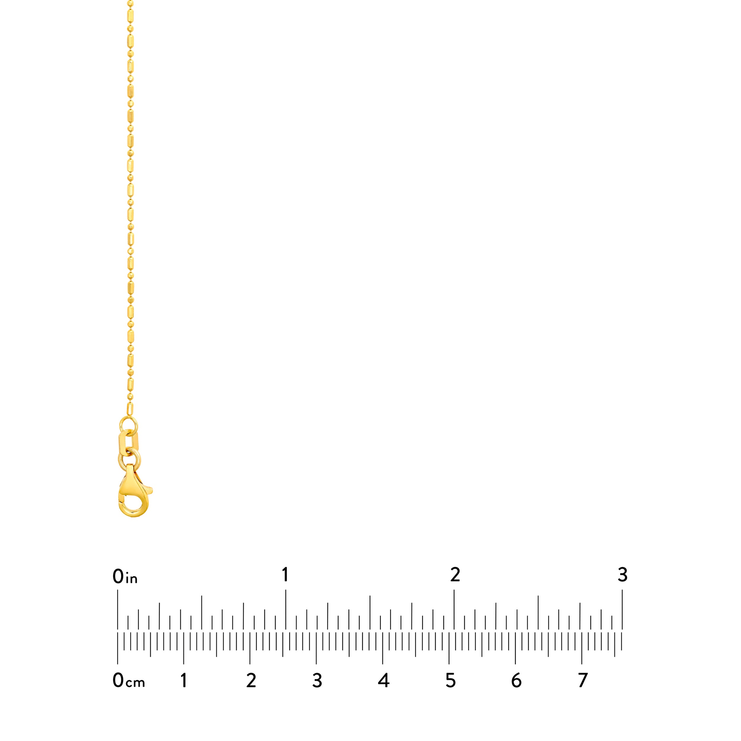 1.0mm D/C Bead and Bar Chain