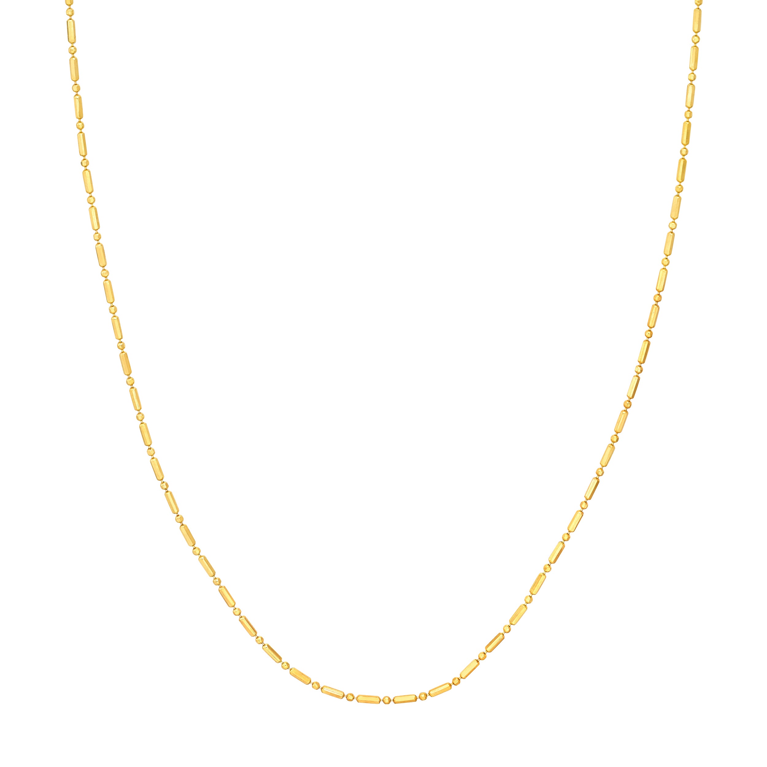 1.50mm Bead and Long Bar Chain
