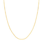 2.00mm Hammered Long Piatto Chain