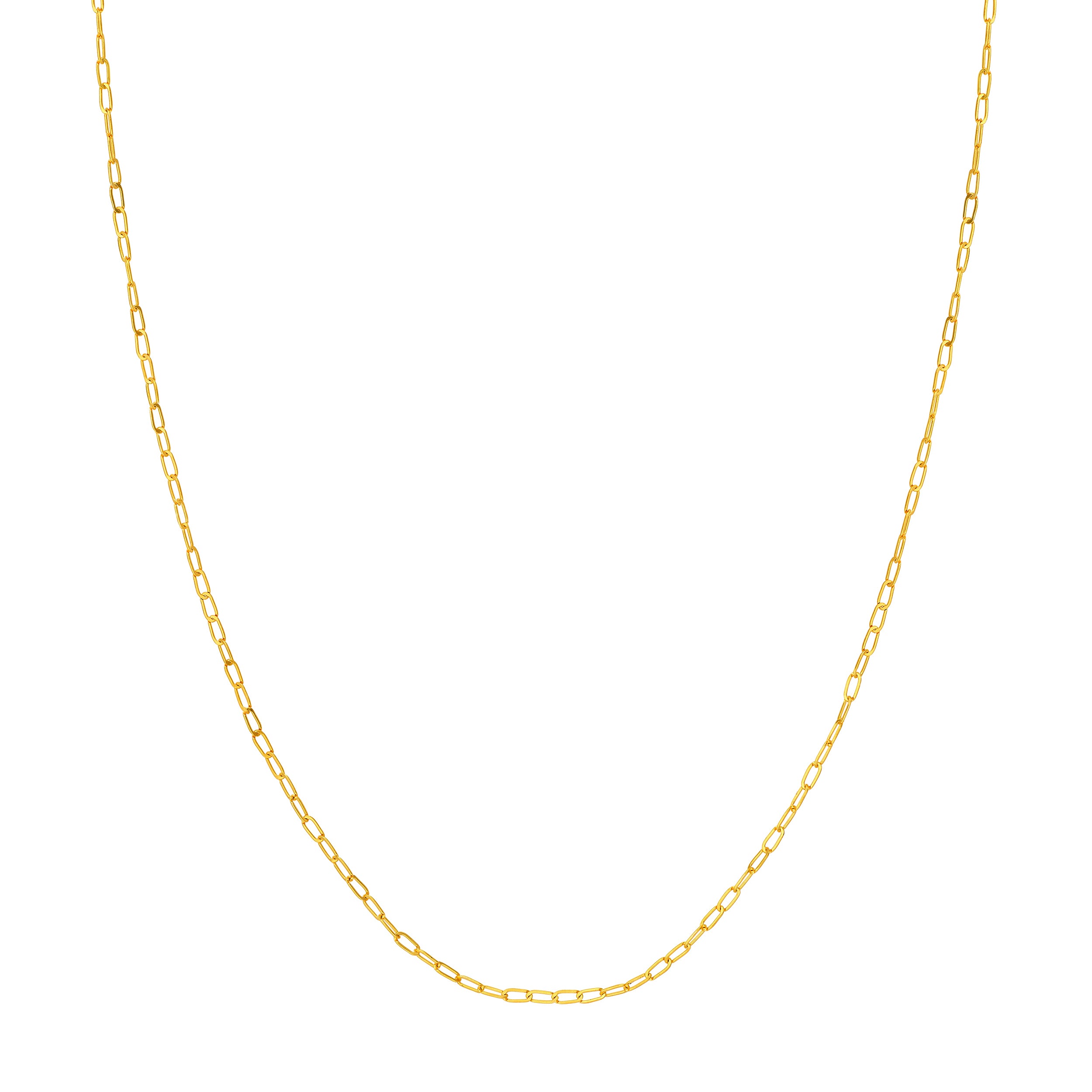 2.00mm Hammered Long Piatto Chain