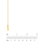 2.00mm Hammered Long Piatto Chain