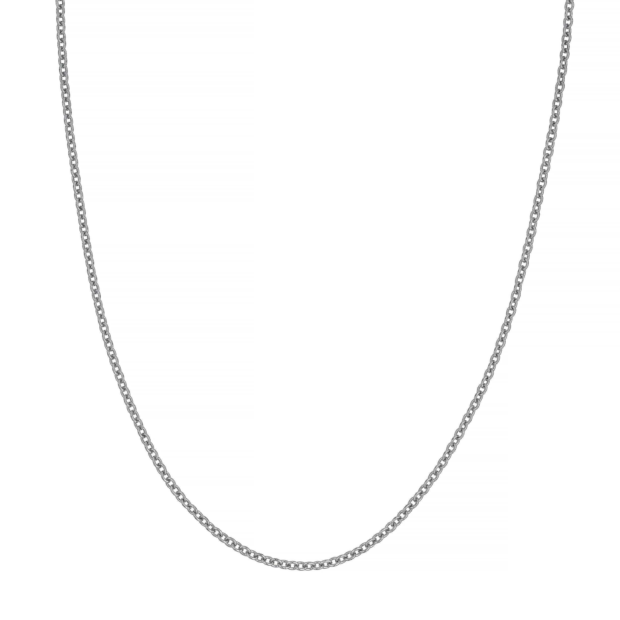 2.50mm Sterling Silver Open Cable Chain