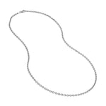 2.50mm Sterling Silver Open Cable Chain