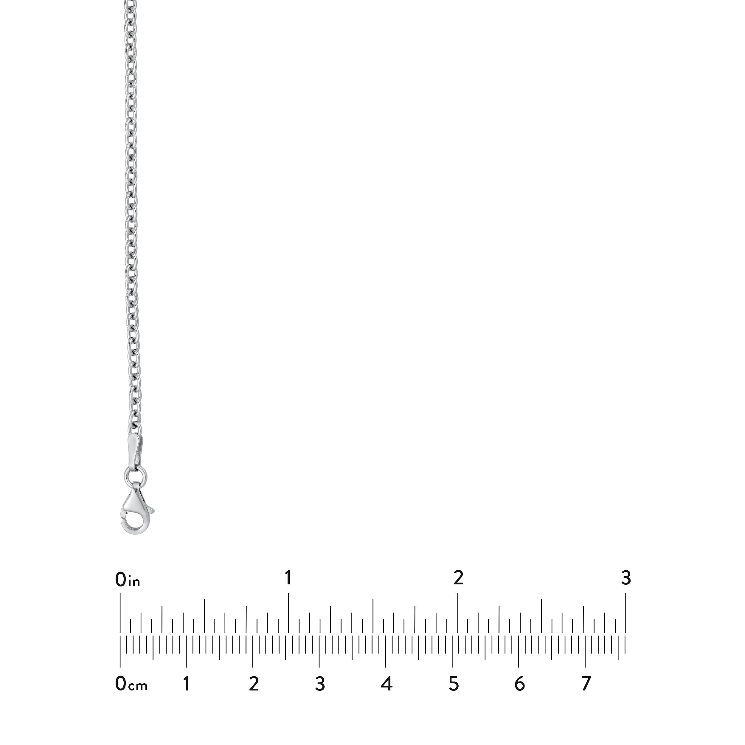 2.50mm Sterling Silver Open Cable Chain